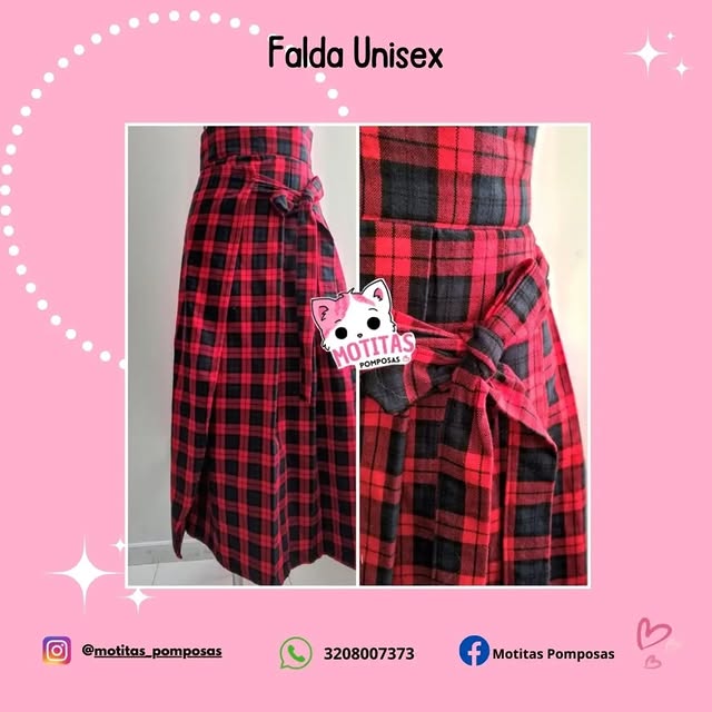 Falda Unisex Escocesa