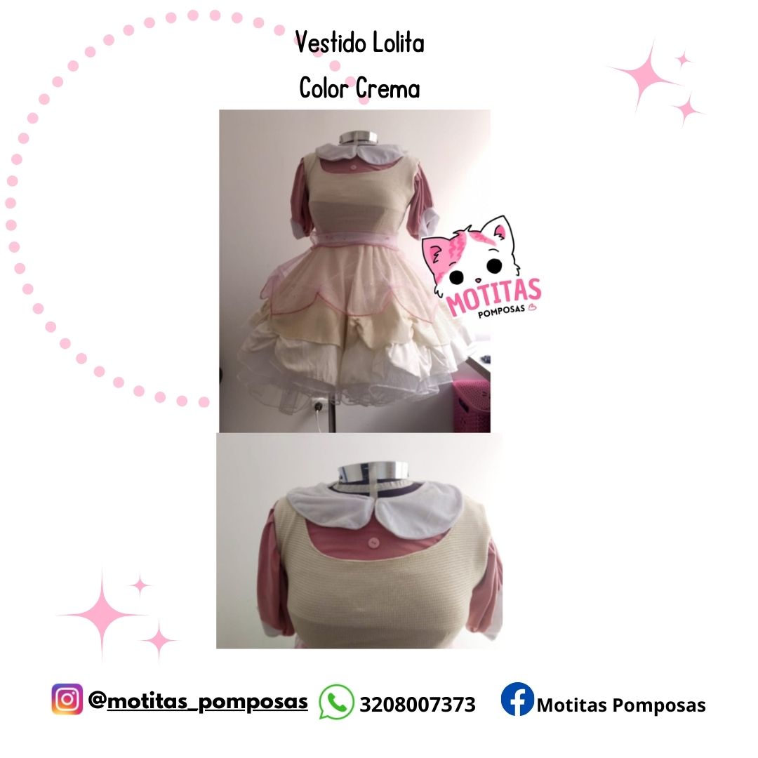 Vestido Lolita - Crema 